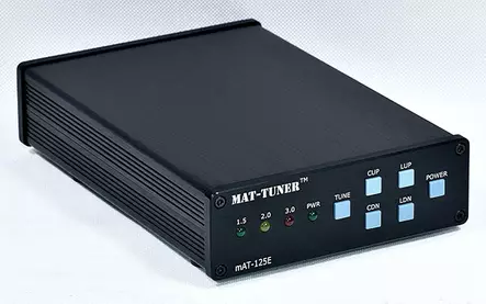 MAT TUNER mAT-125E HF + 50MHz ANTENNIVIRITIN 18650 AKUILLA 0.1 - 120W SSB 1.8MHz - 54MHz - Antennivirittimet ja maatasot - 617020 - 1