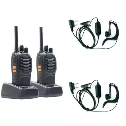 R40 PMR446 RADIOPUHELIN PARI Li-ion 1200 AKUILLA ja HEADSETEILLÄ - PMR446 KÄSIRADIOPUHELIMET - 207040 - 1