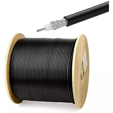 100m RG-58 C/U MIL C 17F SPECSATTU KOAKSIAALIKAAPELI KELA - Koaksiaalikaapelit - 701030 - 1