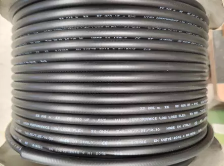 RF400 UF 10,3mm HI-FLEX KOAKSIAALIKAAPELI 100m VÄHÄHÄVIÖINEN, MADE IN EUROPE! - Koaksiaalikaapelit - 701910 - 2