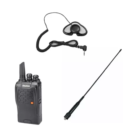 ANYTONE AT-289 RHA68 METSÄSTYS VHF LONG68 TEHOPIISKA 45cm ja JD-ED7 D-LENKKIKUULOKE - RHA68 radiopuhelimet 67-72 MHz - 140081 - 1