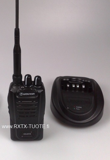 WOUXUN KG-819 BLACK RHA68 VHF + KOMPRO70 OPTIMOITU ANTENNI + HEADSET METSÄSTYS VHF - RHA68 TARJOUSPAKETIT - 140251 - 2