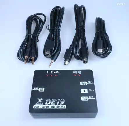 XIEGU DE-19 USB DIGI-INTERFACE ja LISÄLAITE LIITÄNTÄYKSIKKÖ G106 ja G90 MALLEIHIN - Digimode interfacet - 313021 - 2