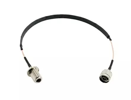 50cm IKKUNALÄPIVIENTI VALMISKAAPELI N-uros / N-naaras - Ikkunaläpiviennit - 705012 - 1