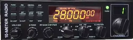 DYNASCAN AT-5555 PLUS NRC 10m RA-PUHELIN AM/FM/LSB/USB/CW - 10m ja 12m amatööriradiot 24-30MHz - 103012 - 1