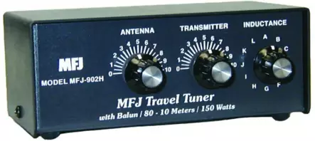 MFJ-902H HF PIENI ANTENNIVIRITIN BALUNILLA 10 - 80m 150W - Antennivirittimet ja maatasot - 617052 - 2