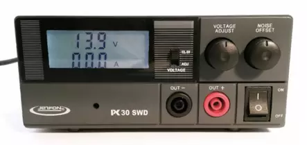 PC-30 SWD DIGITAL 9-15V VIRTALÄHDE max. 30A V- ja A-MITTARILLA, PIENIKOKOINEN - Virtalähteet - 308012 - 1