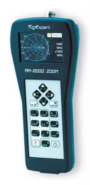 RIGEXPERT AA-2000 ZOOM ANTENNI ja KAAPELI ANALYSAATTORI 0,1 - 2000 MHz - Antennianalysaattorit - 618002 - 2