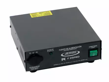 PC F25 PRO VIRTALÄHDE 25A - 13,8V KEVYT, TUPSYT ja BANAANI LÄHDÖT - Virtalähteet - 308013 - 1