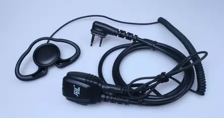 JD-230XED7 LS-2 ICOM HEADSET IP501H ja IP-503H, HUNTER F1, F2, F5, TIGHT, M68 BURREL, TTi - Icom 2-pin kulma headsetit - 303163 - 1
