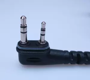 JD-230XED7 LS-2 ICOM HEADSET IP501H ja IP-503H, HUNTER F1, F2, F5, TIGHT, M68 BURREL, TTi - Icom 2-pin kulma headsetit - 303163 - 2