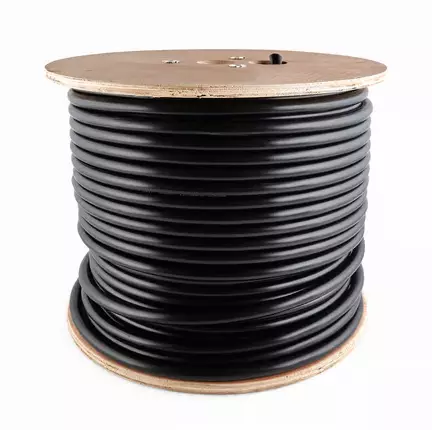100m RG213 PREMIUM MIL SPEC KOAKSIAALIKAAPELI PUUKELALLA - Koaksiaalikaapelit - 701034 - 1