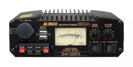 ALINCO DM-330 FXE VIRTALÄHDE 9 - 15V / 30A V- ja A-VIISARIMITTARILLA - Virtalähteet - 308024 - 2