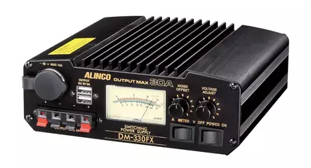 ALINCO DM-330 FXE VIRTALÄHDE 9 - 15V / 30A V- ja A-VIISARIMITTARILLA - Virtalähteet - 308024 - 1