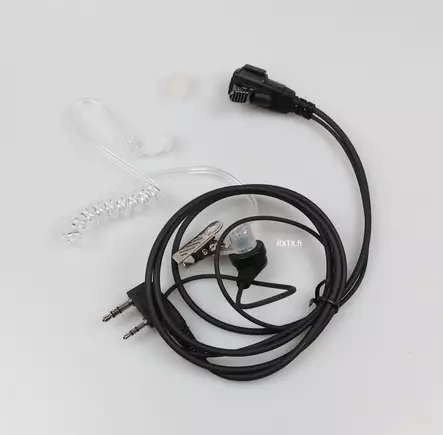 HED-02 Ilmaputki headset, PIENELLÄ TANGE - Kenwood 2-pin headsetit - 303015 - 1