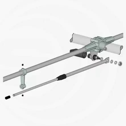 SIRIO SY-68 3-elem YAGI 68-78 Mhz SUUNTA-ANTENNI - RHA68 Tukiantennit 68-72MHz - 503025 - 2