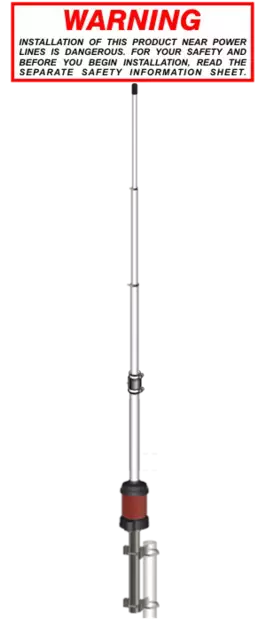 GAINMASTER 5/8 SLEEVE 1-2 dB + CB27 TUKIASEMA-ANTENNI - CB tukiantennit 26-30MHz - 5030105 - 1