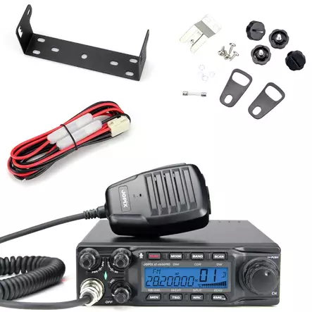 JOPIX AT-6666 PRO 10m RA-PUHELIN AM/FM/USB/LSB/PA/CW TEHO 80W - 10m ja 12m amatööriradiot 24-30MHz - 103015 - 1