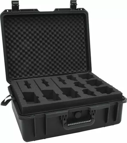 HAMKING XL6 SALKKU MUSTA VESITIIVIS 6:lle (12 x päällekkäin) PUHELIMELLE 480 x 355 x 180 mm - Radiopuhelimien säilytys ja kuljetus - 316026 - 1