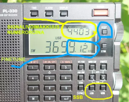 TECSUN PL-330 MAAILMANRADIO Li-Ion AKULLA AM/FM/SSB - Maailmanradiot 0,1-30MHz - 401016 - 2
