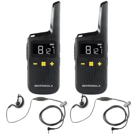 MOTOROLA XT185 PMR446 RADIOPUHELINPARI + HEADSETIT + MA-1708 C-LENKKIHEADSETIT - PMR446 TARJOUSPAKETIT - 140666 - 1
