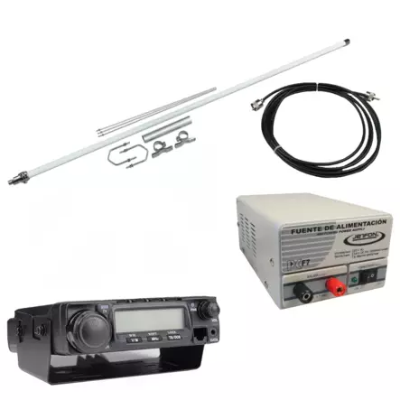 RHA68 TUKIASEMA-PAKETTI AT-588 RADIO + BM4 ANTENNI + F7 PWR + RG8 15m KAAPELI - RHA68 TARJOUSPAKETIT - 140676 - 1