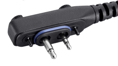 ICOM HM-168LWP ALKUPERÄINEN IPX7 VESITIIVIS MONOFONI - Icom 2-pin kulma Monofonit - 305067 - 2