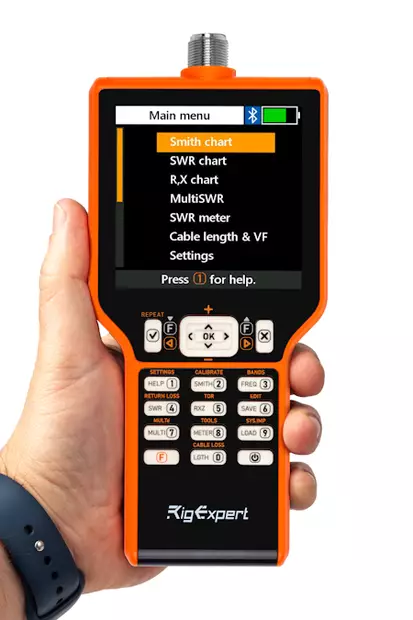 RIGEXPERT MATCH 0,1–70 MHz ANTENNIANALYSAATTORI ... LAAJENNETTAVISSA LISENSSILLÄ !!! - Antennianalysaattorit - 618017 - 1