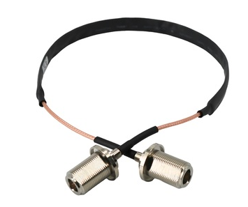 50cm IKKUNALÄPIVIENTI VALMISKAAPELI N-naaras / N-naaras - Ikkunaläpiviennit - 705008 - 1