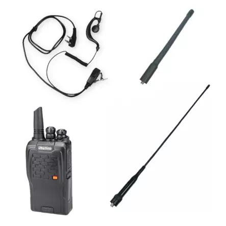 ANYTONE AT-289 RHA68 METSÄSTYS VHF 2 x ANTENNI + HED-03 HEADSET - RHA68 radiopuhelimet 67-72 MHz - 140078 - 1