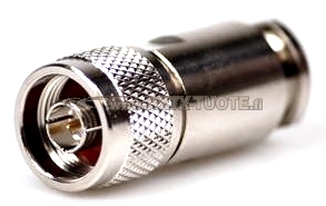 N-uros KOMPRESSIOLIITIN, KOOTTAVA VEDONPOISTOLLA RF400, HF5000, ECOFLEX10, HYPERFLEX10 ... - RF-liittimet - 702089 - 1
