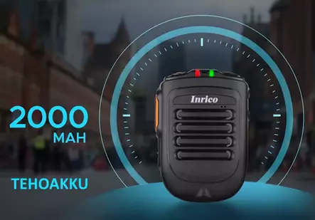 INRICO B02 IOS Bluetooth ZELLO MONOFONI APPLE JA ANDROID PUHELIMIIN - POC/ZELLO Headsetit - 305066I - 3